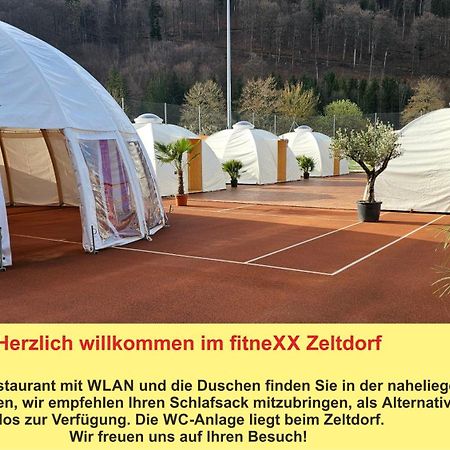 Hotel Fitnexx Zelt-Dorf Balsthal Exterior foto