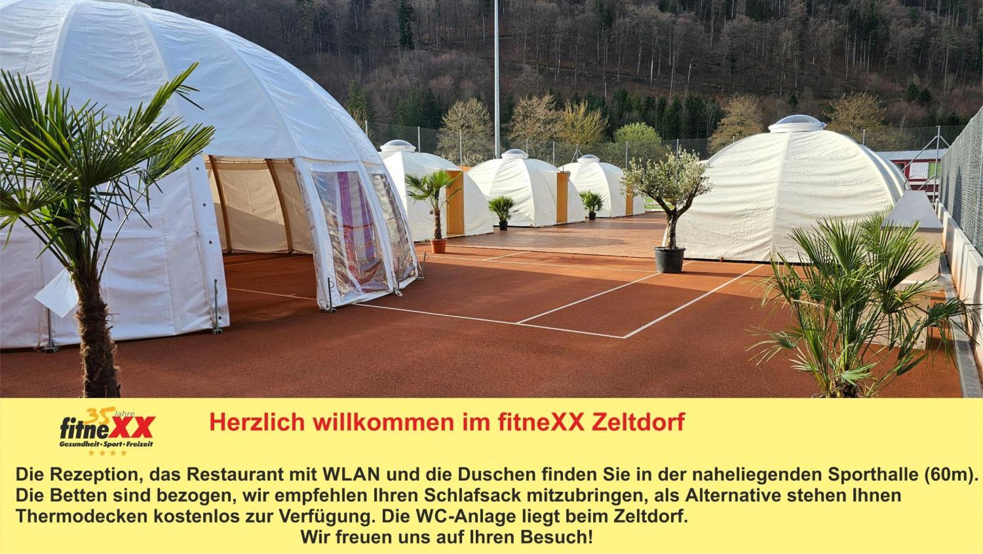Hotel Fitnexx Zelt-Dorf Balsthal Exterior foto